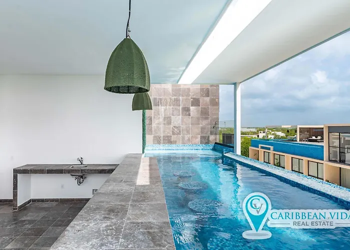Stylish Sexy 1 Bd W/ Private Pool & Rooftop Pool * Tulum