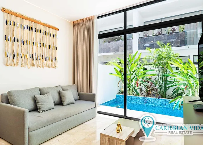 Stylish Sexy 1 Bd W/ Private Pool & Rooftop Pool Apartamento