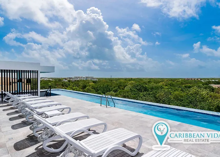 Apartamento Stylish Sexy 1 Bd W/ Private Pool & Rooftop Pool *