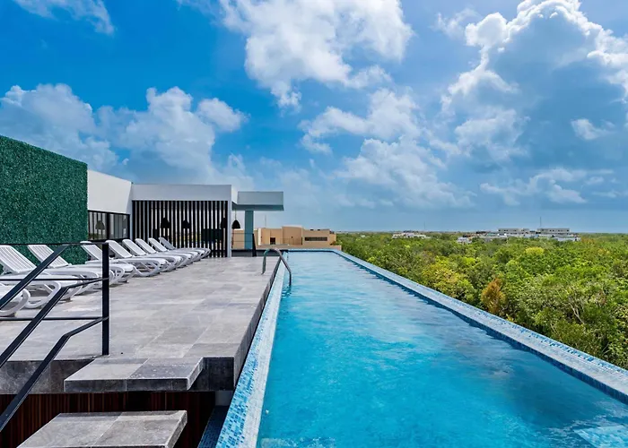 Stylish Sexy 1 Bd W/ Private Pool & Rooftop Pool Apartamento Tulum