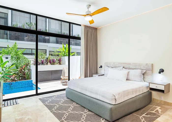 Stylish Sexy 1 Bd W/ Private Pool & Rooftop Pool Apartamento *