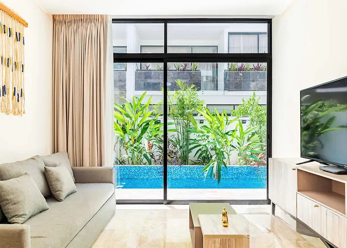 Apartamento Stylish Sexy 1 Bd W/ Private Pool & Rooftop Pool