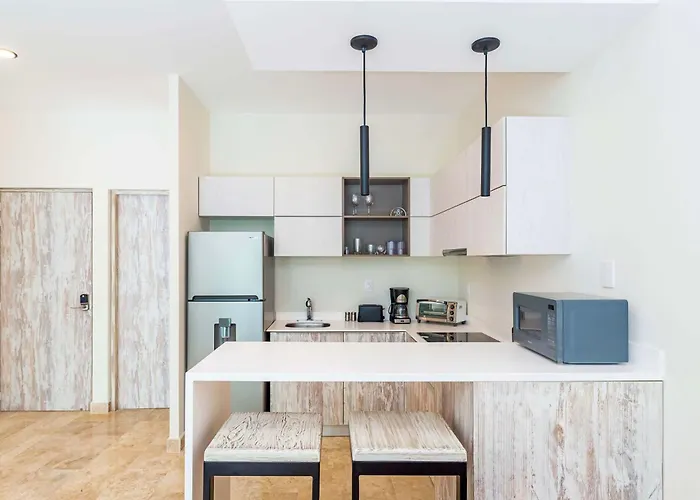 Apartamento Stylish Sexy 1 Bd W/ Private Pool & Rooftop Pool *